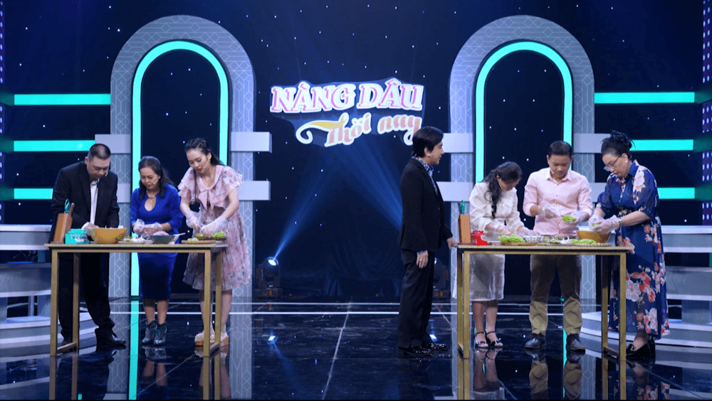Nàng dâu thời nay: MC Kim Tử Long thử thách các cặp đôi mẹ chồng - nàng dâu hợp sức làm món ăn truyền thống ngày Tết