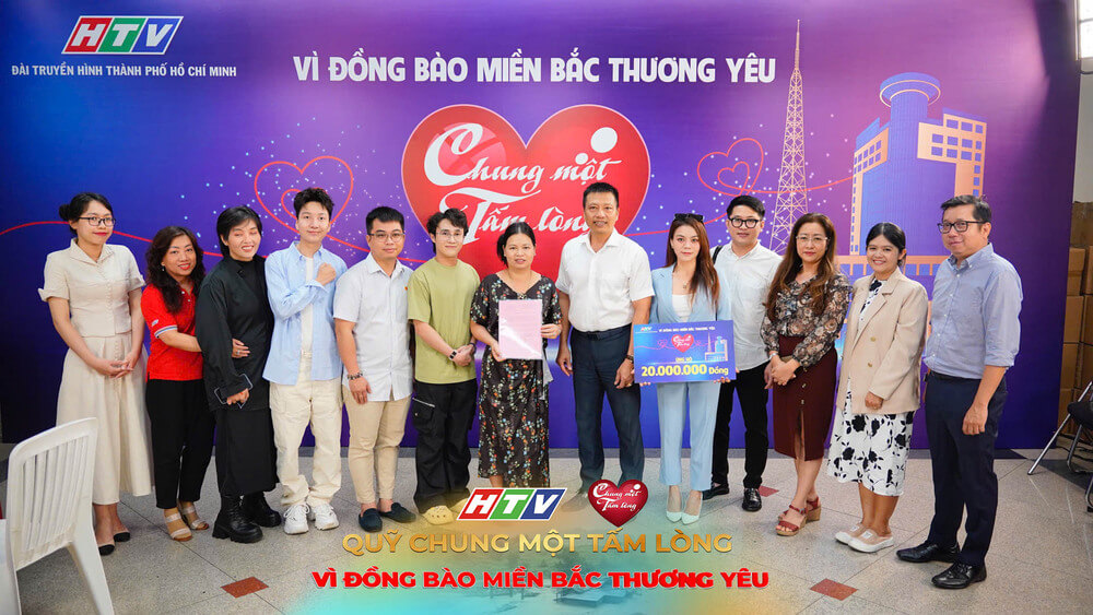 Công ty Truyền thông Bee cùng loạt nghệ sĩ hướng về miền Bắc với quỹ "Chung một tấm lòng"