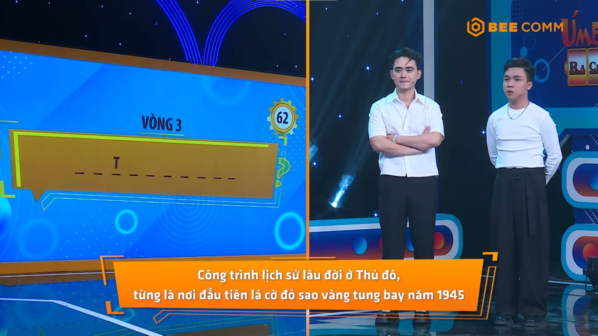"Úm Ba La Ra Chữ Gì?": Ca sĩ Hồ Khắc Tùng – Hoàng Thắng gây bất ngờ ở vòng thi quyết định