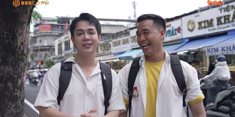 Tuấn Kiệt dẫn Bỏng Ngô Mario thưởng thức sữa ngũ vị tại chợ Thiếc