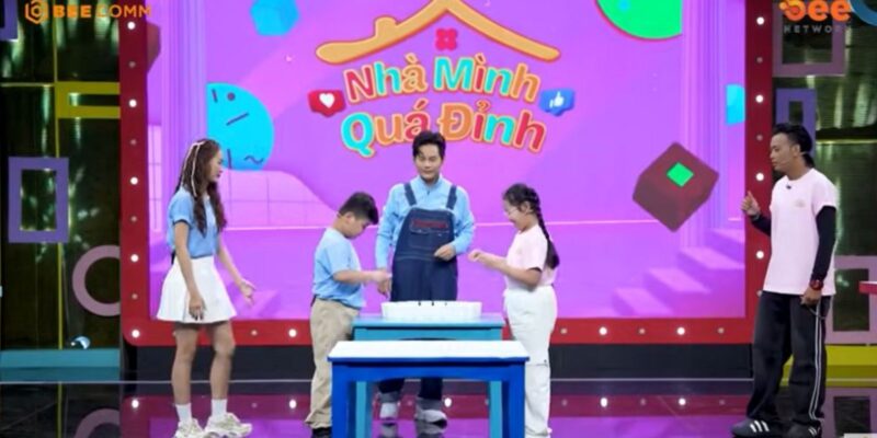 “Nhà Mình Quá Đỉnh”: Diễm Phương - MC Dương Hồng Phúc bất ngờ hóa “Mario và công chúa”