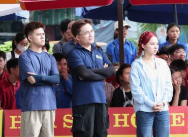 Đại Nghĩa, Ngô Lan Hương và Nguyễn Thái Học lặng người trước những bất hạnh của cậu bé mồ côi