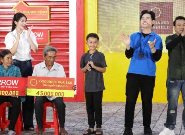 Chế Nguyễn Quỳnh Châu và ca sĩ Hồ Phi Nal góp sức mang về 100 triệu đồng cho trẻ em mồ côi