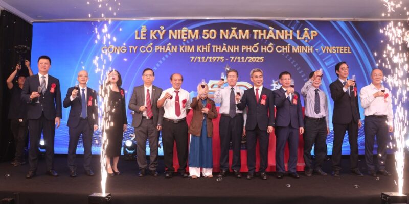 Bee Comm thực hiện thành công Lễ kỷ niệm 50 năm thành lập Kim khí Thành phố Hồ Chí Minh – VNSTEEL