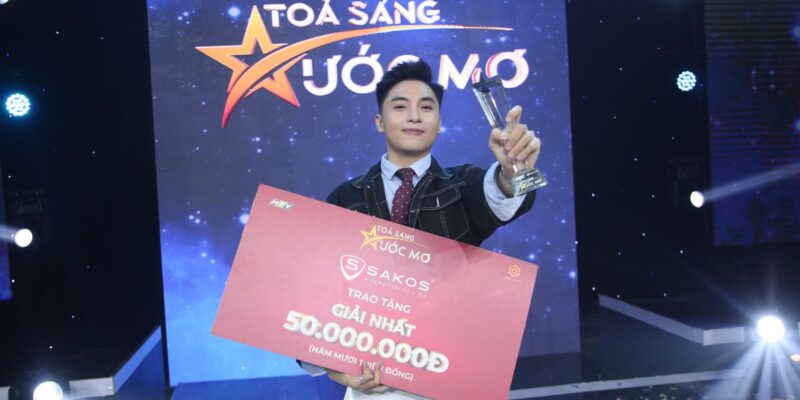 Hoàng Thái giành giải quán quân "Tỏa Sáng Ước Mơ" mùa 4