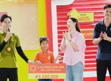 Hơn 320 triệu đồng trao cho các em nhỏ trong tập 163 chương trình “Mái ấm gia đình Việt”