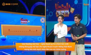 Bộ đôi Á hậu cuộc thi Hoa hậu Biển Việt Nam 2025 “căng não” trước loạt thử thách khó tại “Úm Ba La Ra Chữ Gì?”