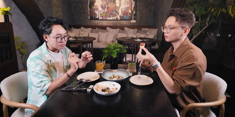 Quán ăn hạnh phúc tập 65 Năm Chà và Nam Khánh trầm trồ trước nhà hàng giao thoa giữa ẩm thực phương Tây và bản sắc Việt