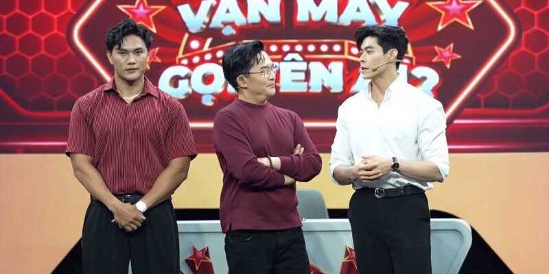 Vận May Gọi Tên Ai tập 21 MC Đại Nghĩa “thu mình” trước dàn nam vương, á vương cao lớn trên sóng truyền hình