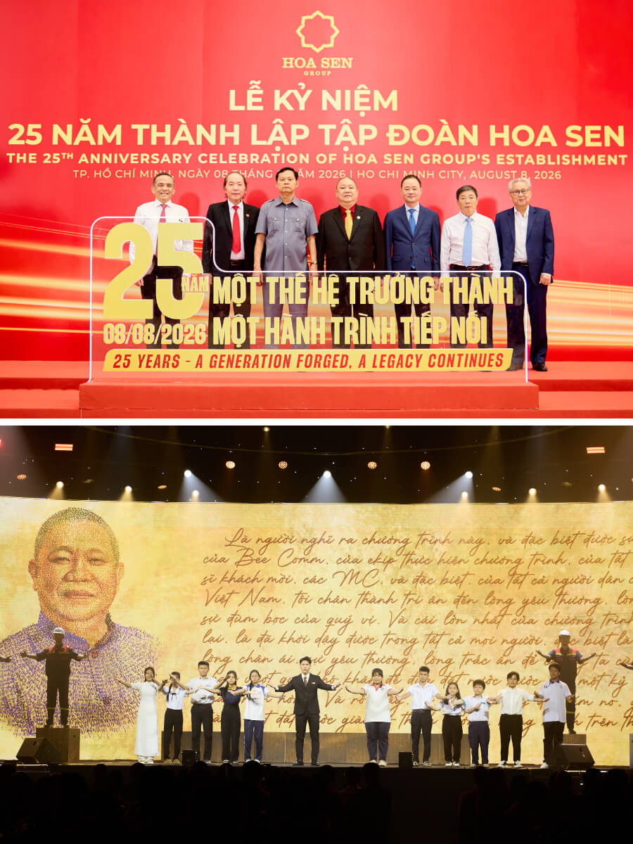Lễ kỷ niệm 25 năm thành lập Tập đoàn Hoa Sen