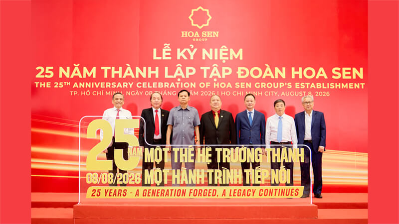 EVENT - Lễ kỷ niệm 25 năm thành lập Tập đoàn Hoa Sen (1)