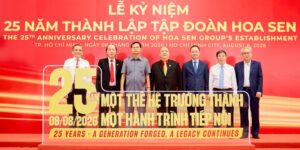 Bee Comm tổ chức thành công Lễ kỷ niệm 25 năm thành lập Tập đoàn Hoa Sen
