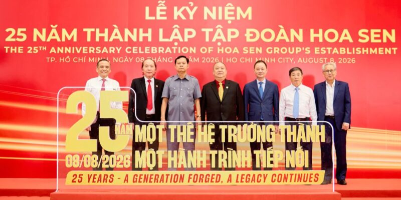 Bee Comm tổ chức thành công Lễ kỷ niệm 25 năm thành lập Tập đoàn Hoa Sen