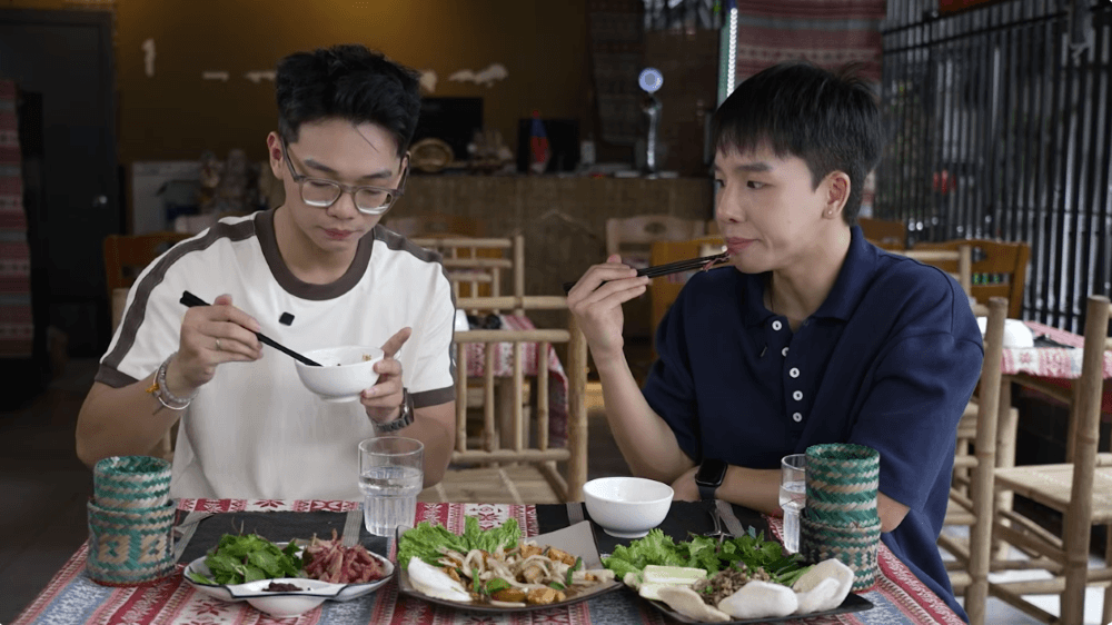 Quán ăn hạnh phúc tập 78: Nam Khánh, Kan Hy thử gỏi đu đủ cay tê tái, khám phá hương vị Lào khó quên