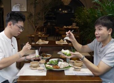 Nam Khánh, Kan Hy khám phá nhà hàng chay độc đáo giữa lòng Sài Gòn, mê mẩn từ món gỏi đến nồi lẩu mẻ trong Quán ăn hạnh phúc tập 76 