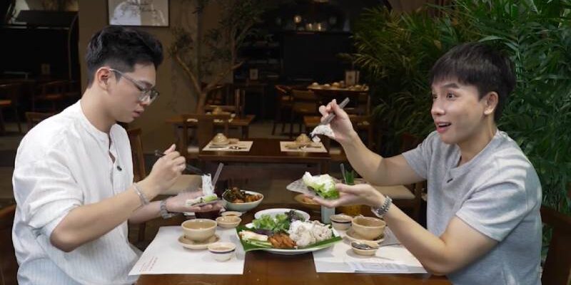Nam Khánh, Kan Hy khám phá nhà hàng chay độc đáo giữa lòng Sài Gòn, mê mẩn từ món gỏi đến nồi lẩu mẻ trong Quán ăn hạnh phúc tập 76 